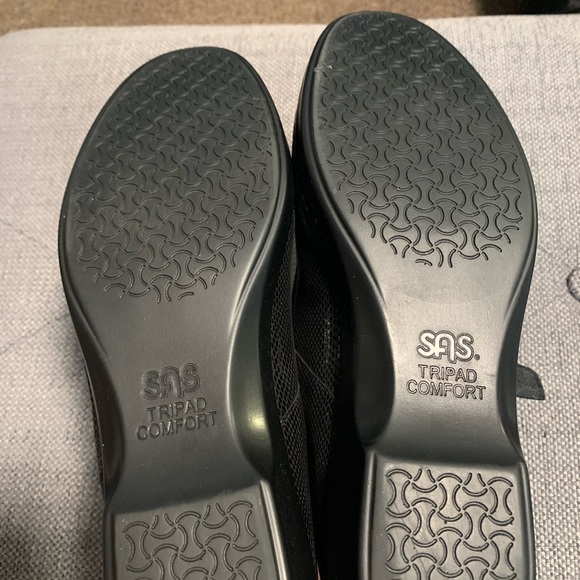 SAS shoe Maria - Buckle Mary Jane in black metallic size 9 W - Picture 3 of 5